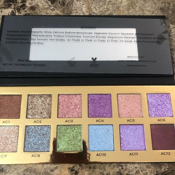 *RARE* BNIB Adept Cosmetics PLAIN JANE Anniversary Eyeshadow Palette Multichrome - Picture 7 of 12